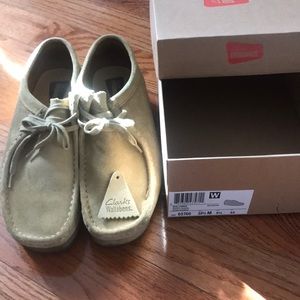 Clarks Wallabee suede shoes